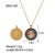 IG Style Zodiac Sign Geometric Stainless Steel 18K Gold Plated Necklaces