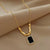 Natural Stainless Steel 18K Gold Plated Necklaces