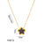 Minimalist Flower Titanium Steel 18K Gold Plated Necklaces