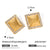 IG Style Quadrilateral Stainless Steel 18K Gold Plated Earrings