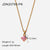 IG Style Stainless Steel 18K Gold Plated Necklaces