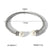 IG Style Pearl Stainless Steel Electroplating Bangles