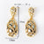 Fashion Droplet Copper Electroplating Stud Earrings