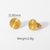 IG Style Stainless Steel 18K Gold Plated Earrings