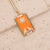 Retro Unisex Vintage Metal Geometric Copper Oil Dripping Pendants