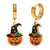 Fashion Pumpkin Skull Cartoon Stainless Steel Electroplating Earrings