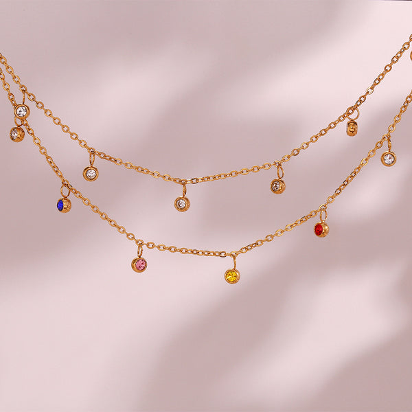 Minimalist Women Geometric 18K Gold Plated Anklets