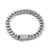 Street fashion men's hip-hop style CNC diamond inlaid necklace 316L stainless steel Cuban chain men's bracelet