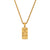 Fashion Geometric Stainless Steel 18K Gold Plated Necklaces