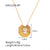 IG Style Stainless Steel 18K Gold Plated Necklaces