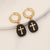 IG Style Cross Stainless Steel Electroplating Earrings