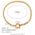 Women Fashion Circle Geometric Stainless Steel 18K Gold Plated Bracelets