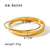 IG Style Circle Stainless Steel Electroplating Bangles