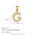 Letter Stainless Steel 18K Gold Plated Jewelry Making