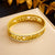 Minimalist Heart Stainless Steel Electroplating Bangles