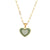 Fashion Round Insect Geometric Heart Stainless Steel 18K Gold Plated Necklaces