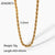 IG Style Chain Geometric Stainless Steel 18K Gold Plated Necklaces