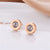 Korean Geometric Titanium Steel Stud Earrings