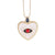 Women Moderate Luxury Eye Metal Heart Copper Electroplating Pendants