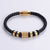 Cute & Edgy Men Irregular Rhombus Titanium Steel Electroplating Bracelets