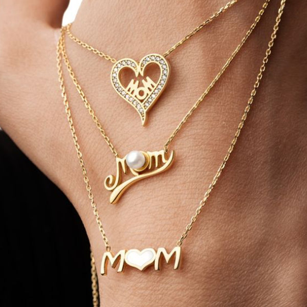 IG Style Heart Heart Stainless Steel Electroplating Necklaces