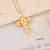 Women Retro Vintage Eye Cross Copper Oil Dripping Pendants