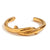 Fashion Circle Stainless Steel 18K Gold Plated Bangles