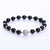 Retro Unisex Vintage Geometric Agate Electroplating Beaded Bracelets