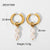 IG Style Pearl Stainless Steel 18K Gold Plated Earrings