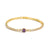 Moderate Luxury Women Round Geometric Gold Plating Diamond Inlay Bracelets