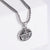 Retro Men Vintage Metal Retro Vintage Geometric Stainless Steel Electroplating Pendants