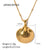 IG Style Shell Stainless Steel 18K Gold Plated Necklaces