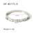 IG Style Quadrilateral Stainless Steel Electroplating Bangles