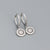 925 Sterling Silver Korean Cosmos Geometric Silver Electroplating Stud Earrings