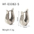 IG Style Irregular Geometric Stainless Steel Electroplating Earrings