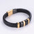 Retro Men Vintage Metal Leather Bangles