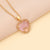 Women Heart Alloy Electroplating Necklaces