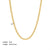 IG Style Chain Geometric Stainless Steel PVD Cloating Necklaces