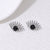 Expressive Eye Stainless Steel Electroplating Stud Earrings