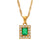 Geometric Stainless Steel 18K Gold Plated Necklaces