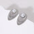 Elegant Stainless Steel Electroplating Stud Earrings