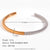 Minimalist Circle Stainless Steel 18K Gold Plated Bangles