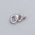 925 Sterling Silver Women Animal Eye Snake Silver Earrings