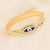 Fashion Eye Stainless Steel Electroplating Bangles