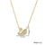 Animal Geometric Titanium Steel 18K Gold Plated Necklaces