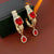 Luxurious Droplet Droplet Geometric Alloy Diamond Inlay Earrings