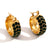 Fashion Circle Geometric Stainless Steel 18K Gold Plated Earrings