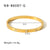 IG Style Irregular Stainless Steel Electroplating Bangles