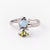 Fashion Women Cartoon Geometric Zircon Zircon Inlay Rings