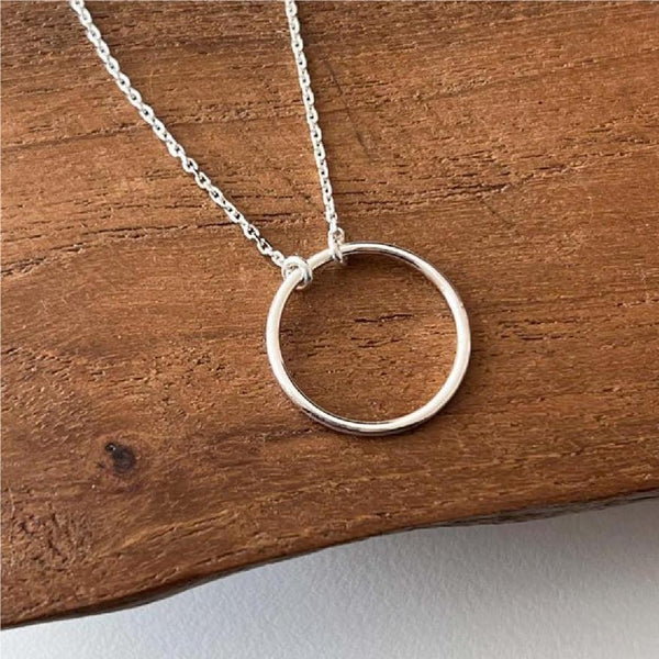 925 Sterling Silver Geometric Silver Electroplating Necklaces